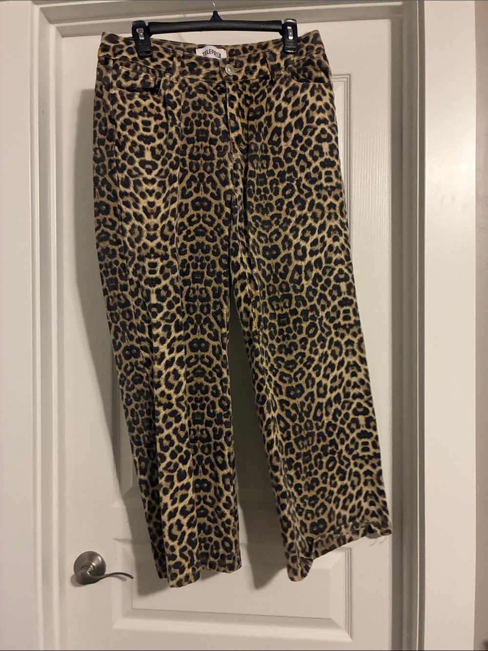 Leopard Print Women Pants - Brown Animal Print Bottoms